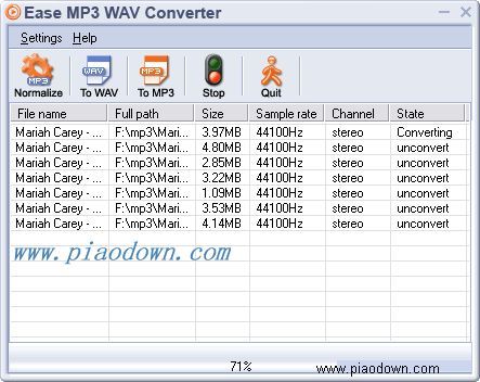 Ease MP3 WAV Converter 